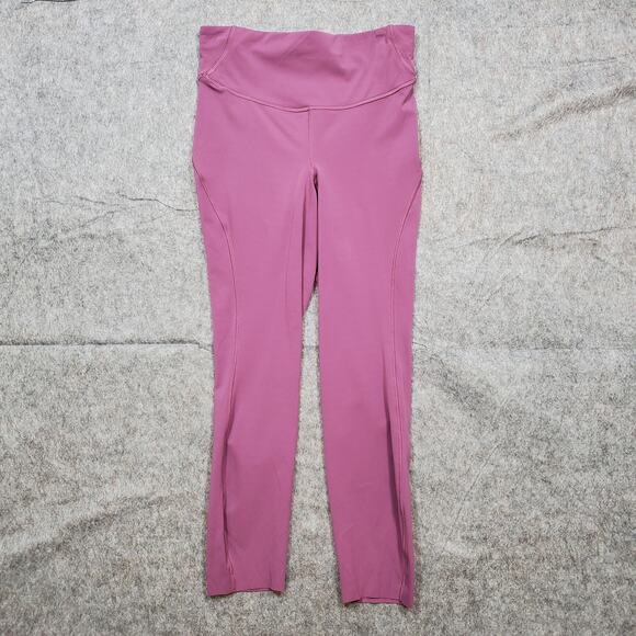 Lululemon Leggings Womens 6 Base Pace High Rise Crop 23" Vintage Plum Yoga Run - Picture 1 of 10